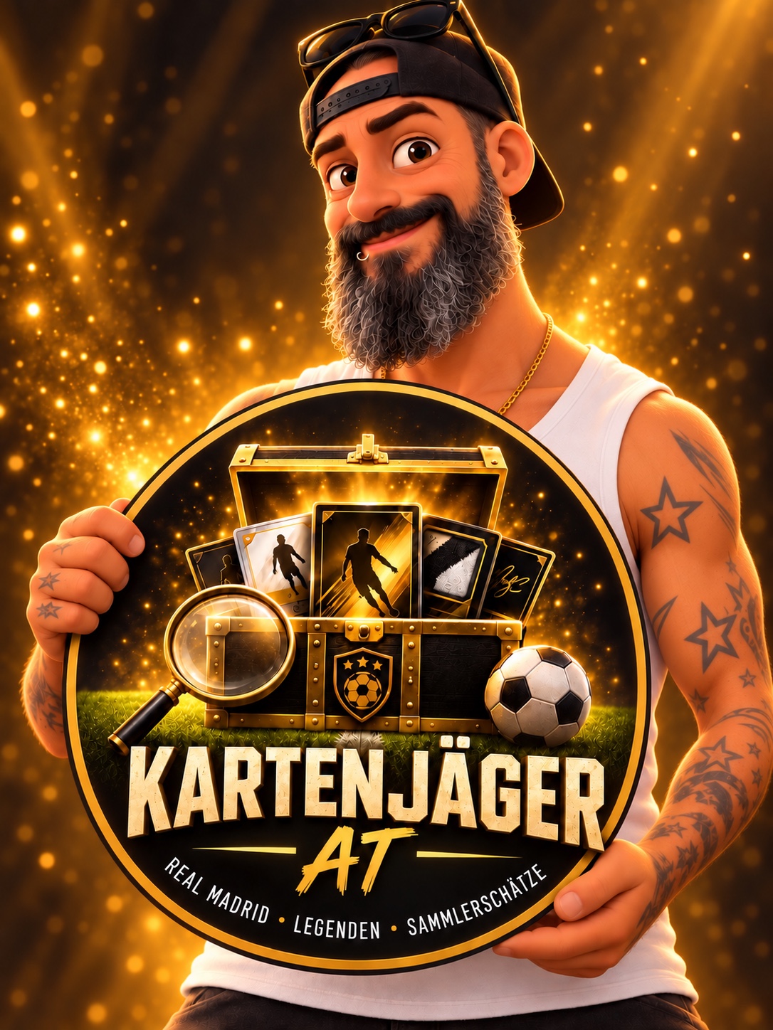 Kartenjäger AT: Bernds Figur mit dem runden Sammlerschild